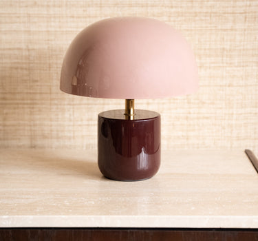 TILTIL Table Lamp Mushy Iron Pink / Bordeaux - Things I Like Things I Love