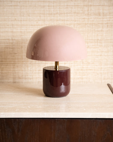 TILTIL Table Lamp Mushy Iron Pink / Bordeaux - Things I Like Things I Love