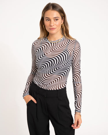 TILTIL Tanina Longsleeve Swirl Black - Things I Like Things I Love