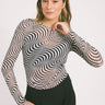 TILTIL Tanina Longsleeve Swirl Black - Things I Like Things I Love