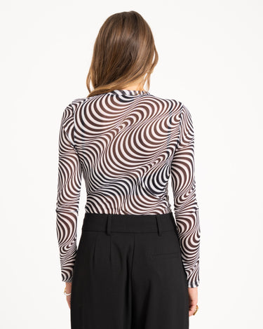TILTIL Tanina Longsleeve Swirl Black - Things I Like Things I Love
