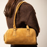 TILTIL Teckel Bag Real Suede Cognac - Things I Like Things I Love