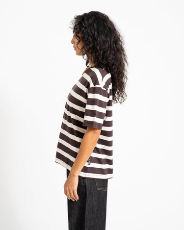 TILTIL Thick Striped Luc Tee Bruin - Things I Like Things I Love