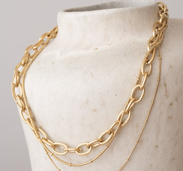 TILTIL Three In One Necklace Gold - Things I Like Things I Love