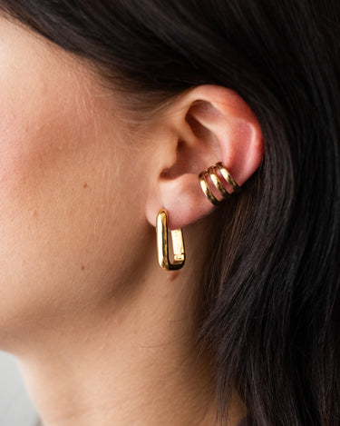 TILTIL Three Lines Earcuff Gold - Things I Like Things I Love
