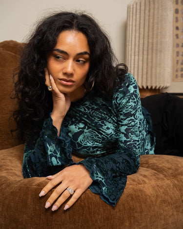 TILTIL Tiche Velvet Rose Turquoise - Things I Like Things I Love