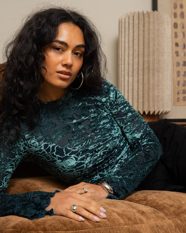 TILTIL Tiche Velvet Rose Turquoise - Things I Like Things I Love