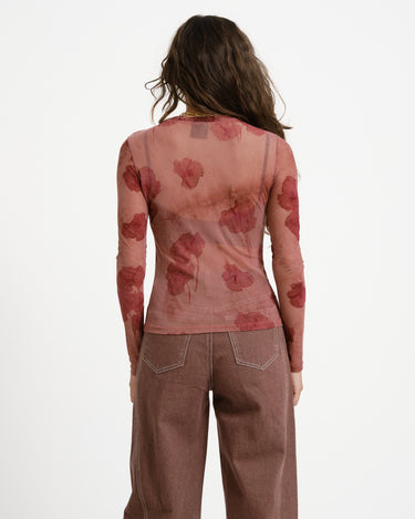 TILTIL Tif Rose Mesh Longsleeve Blush - Things I Like Things I Love