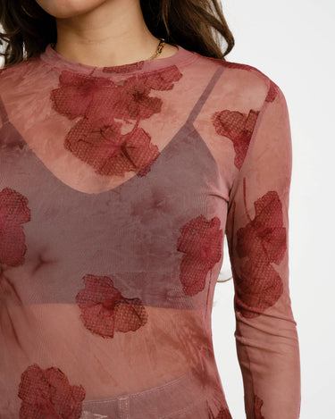 TILTIL Tif Rose Mesh Longsleeve Blush - Things I Like Things I Love