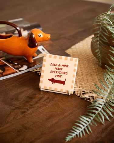 TILTIL Tile - Dogs & Wine - Things I Like Things I Love