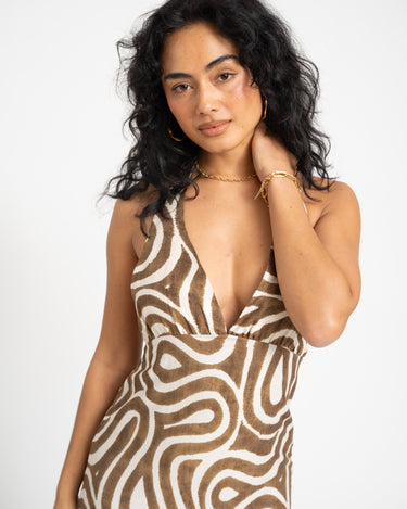 TILTIL Tone Halter Dress Wit - Things I Like Things I Love