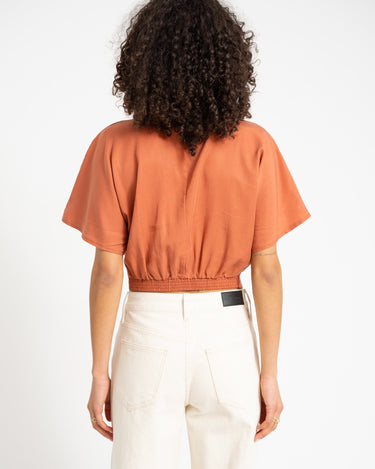 TILTIL Toni Tencel Knotted Top Rust - Things I Like Things I Love