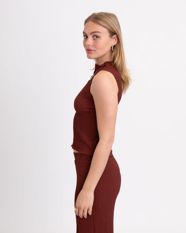 TILTIL Torry Top High Neck Rust - Things I Like Things I Love