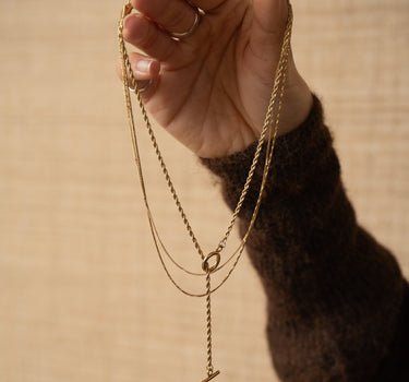 TILTIL Triple Chain Necklace Gold - Things I Like Things I Love