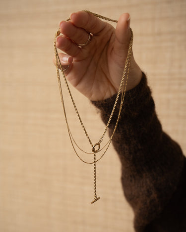 TILTIL Triple Chain Necklace Gold - Things I Like Things I Love