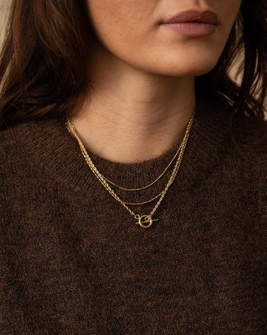 TILTIL Triple Chain Necklace Gold - Things I Like Things I Love