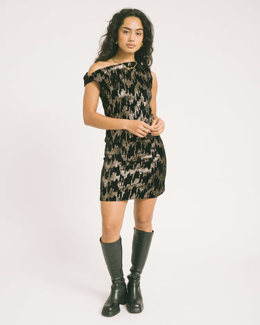 TILTIL Velvet Rapha Skirt Black - Things I Like Things I Love