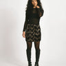 TILTIL Velvet Rapha Skirt Black - Things I Like Things I Love