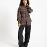 TILTIL Vera Checkered Blouse Bruin - Things I Like Things I Love