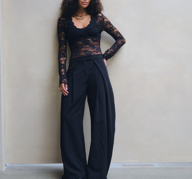 TILTIL Wide Lela Pantalon Black - Things I Like Things I Love