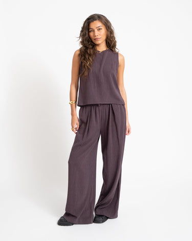 TILTIL Wide Lyna Trousers Brown - Things I Like Things I Love