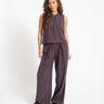 TILTIL Wide Lyna Trousers Brown - Things I Like Things I Love