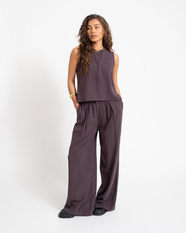 TILTIL Wide Lyna Trousers Brown - Things I Like Things I Love