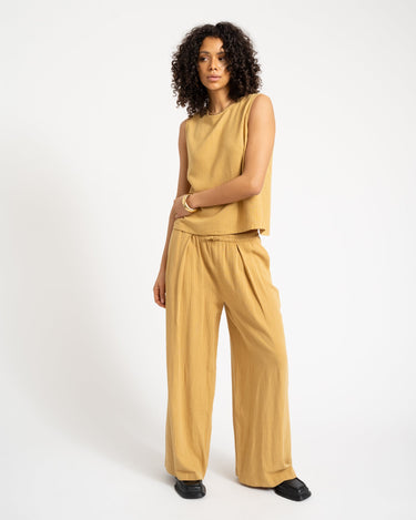 TILTIL Wide Lyna Trousers Yellow - Things I Like Things I Love