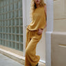 TILTIL Wide Lyna Trousers Yellow - Things I Like Things I Love