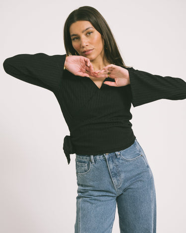 TILTIL Willy Wrap Flare Black - Things I Like Things I Love