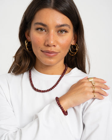 TILTIL Winny Necklace Bordeaux - Things I Like Things I Love