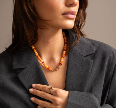 TILTIL Winny Necklace Orange - Things I Like Things I Love