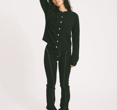 TILTIL Xia High Rise Seamed Jeans Zwart - Things I Like Things I Love