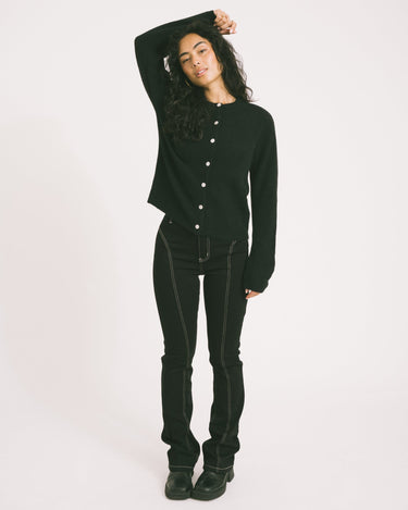 TILTIL Xia High Rise Seamed Jeans Zwart - Things I Like Things I Love