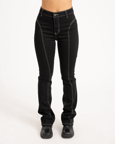 TILTIL Xia High Rise Seamed Jeans Zwart - Things I Like Things I Love