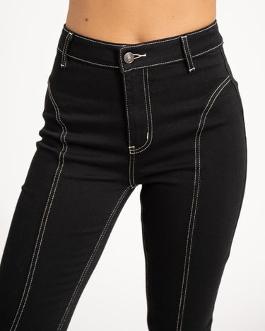 TILTIL Xia High Rise Seamed Jeans Zwart - Things I Like Things I Love