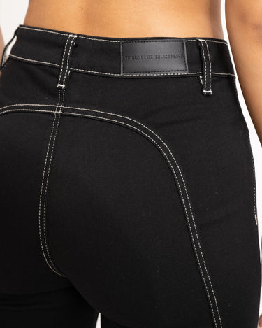 TILTIL Xia High Rise Seamed Jeans Zwart - Things I Like Things I Love