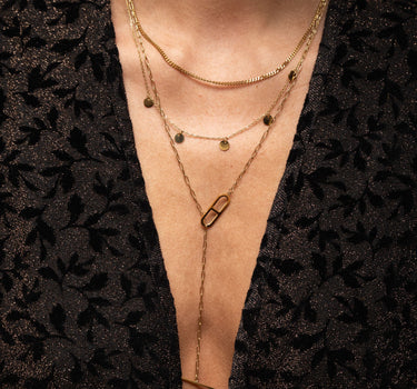 TILTIL Y Multi Necklace Dots Gold - Things I Like Things I Love