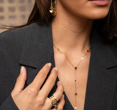 TILTIL Y Necklace Dots Stars Gold - Things I Like Things I Love