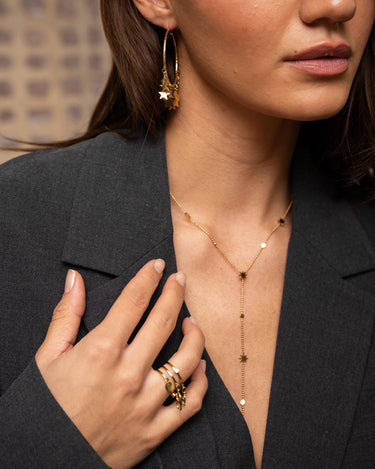 TILTIL Y Necklace Dots Stars Gold - Things I Like Things I Love