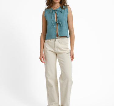 TILTIL Yana Sleeveless Blouse Green - Things I Like Things I Love