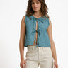 TILTIL Yana Sleeveless Blouse Green - Things I Like Things I Love