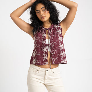 TILTIL Yana Sleeveless Blouse Purple - Things I Like Things I Love