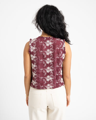 TILTIL Yana Sleeveless Blouse Purple - Things I Like Things I Love