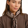 TILTIL Yara Scarf Satin Bruin - Things I Like Things I Love