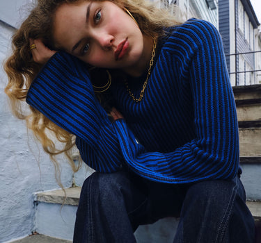 TILTIL Yella Cable Jumper Cobalt - Things I Like Things I Love