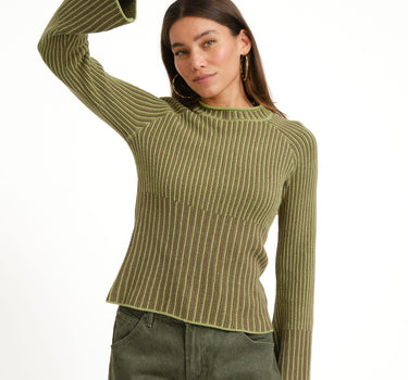 TILTIL Yella Cable Jumper Green - Things I Like Things I Love
