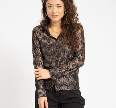 TILTIL Yennie Lace Blouse Black - Things I Like Things I Love