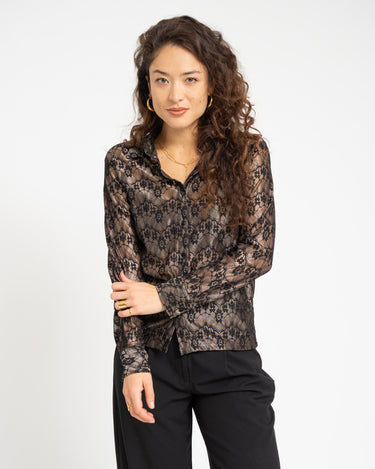 TILTIL Yennie Lace Blouse Black - Things I Like Things I Love