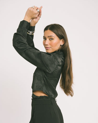 TILTIL Yuina Blouse Black - Things I Like Things I Love